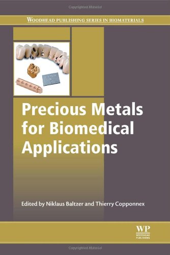 Precious Metals For Biomedical Applications 1st Edition Niklaus Baltzer