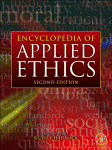 Encyclopedia Of Applied Ethics Dan Callahan Peter Singer