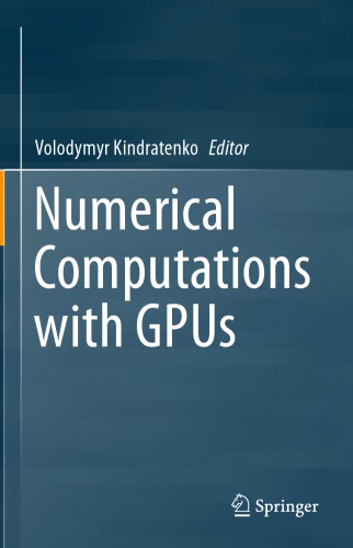 Numerical Computations With Gpus English Volodymyr Kindratenko