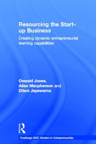 Resourcing The Startup Business Creating Dynamic Entrepreneurial Learning Capabilities Oswald Jones