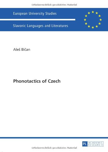 Phonotactics Of Czech Ales Bican