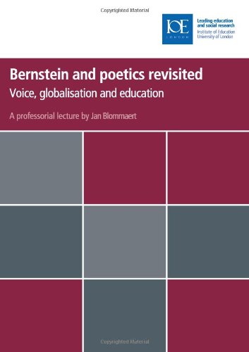 Bernstein And Poetics Revisited Bklt Jan Bloomaert