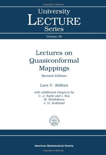 Lectures On Quasiconformal Mappings 2nd Edition Lars V Ahlfors