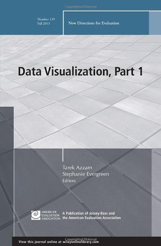 Data Visualization Part 1 New Directions For Evaluation Number 139 1st Edition Tarek Azzam
