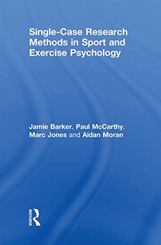 Singlecase Research Methods In Sport And Exercise Psychology Jamie Barker