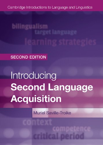 Introducing Second Language Acquisition 2nd Edition Professor Muriel Savilletroike