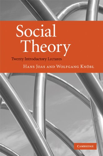 Social Theory Twenty Introductory Lectures 1st Hans Joas Wolfgang Knbl