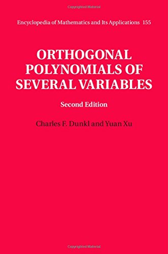 Orthogonal Polynomials Of Several Variables 2nd Edition Charles F Dunkl