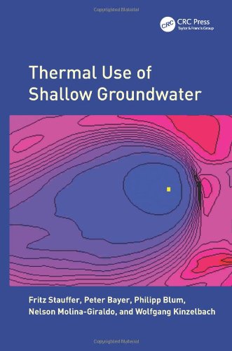 Thermal Use Of Shallow Groundwater Fritz Stauffer Peter Bayer