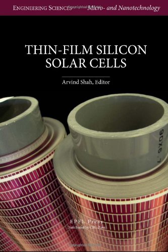 Thinfilm Silicon Solar Cells 1st Edition Arvind Victor Shah