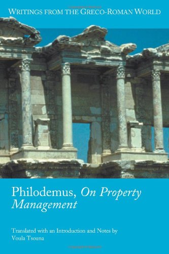 On Property Management Philodemus Voula Tsouna Trasl