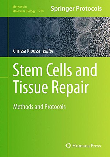 Stem Cells And Tissue Repair Methods And Protocols 1st Edition Chrissa Kioussi Eds