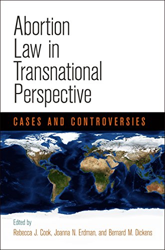 Abortion Law In Transnational Perspective Cases And Controversies Rebecca J Cook