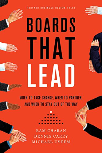 Boards That Lead When To Take Charge When To Partner And When To Stay Out Of The Way Ram Charan