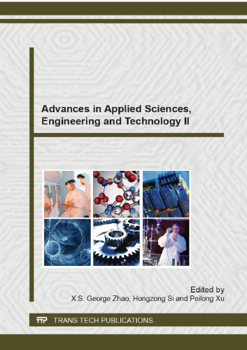 Advances In Applied Sciences Engineering And Technology Ii X S Zhao