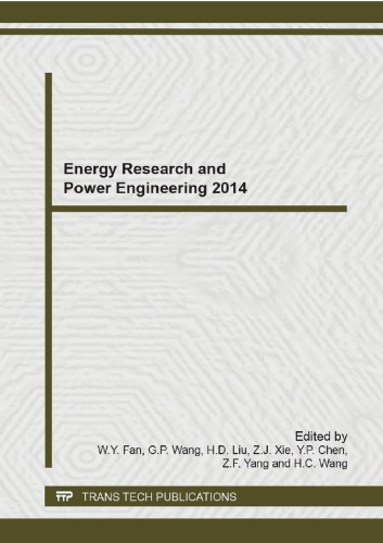 Energy Research And Power Engineering 2014 W Y Fan G P Wang