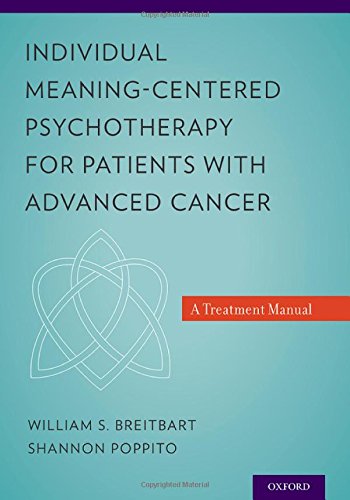 Individual Meaningcentered Psychotherapy For Patients With Advanced Cancer A Treatment Manual 1st Edition William S Breitbart