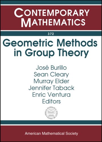 Geometric Methods In Group Theory Ams Special Session Geometric Group Theory October 56 2002 Northeastern University Boston Massachusetts First Joint Mee Jose Burillo