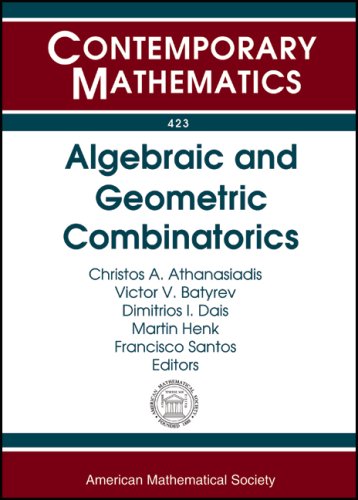 Algebraic And Geometric Combinatorics Christos A Athanasiadis