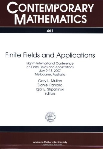 Finite Fields And Applications Mullen Gl Panario D Shparlinski Ie Eds