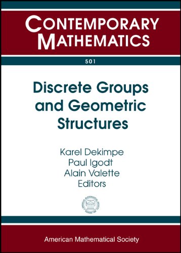Discrete Groups And Geometric Structures Workshop On Discrete Groups And Geometric Structures With Applications Iii May 2630 2008 Kortrijk Belgium Karel Dekimpe