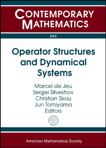 Operator Structures And Dynamical Systems July 2125 2008 Lorentz Center Leiden The Netherlands Satellite Conference Of The Fifth European Congress Of Mathematics Marcel De Jeu
