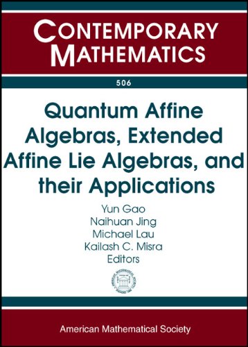 Quantum Affine Algebras Extended Affine Lie Algebras And Their Applications Quantum Affine Algebras Extended Affine Lie Algebras And Applications Banff Canada Yun Gao