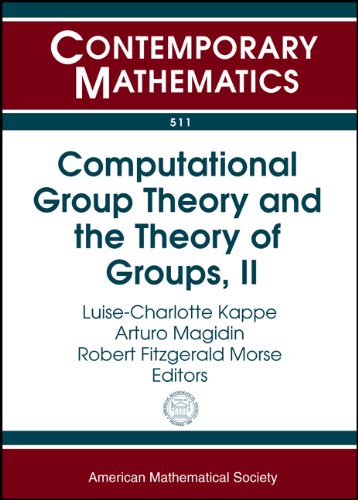 Computational Group Theory And The Theory Of Groups Ii Computational Group Theory And Cohomology August 48 2008 Harlaxton College Grantham Group Theor Luisecharlotte Kappe