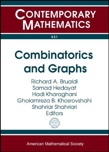 Combinatorics And Graphs Richard A Brualdi Samad Hedayat Hadi Kharaghani