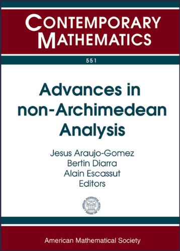 Advances In Nonarchimedean Analysis 11th International Conference Padic Functional Analysis July 59 2010 Universite Blaise Pascal Clermontferrand France Jesus Araujogomez