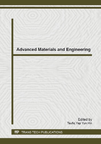 Advanced Materials And Engineering Taufiq Yap Yun Hin