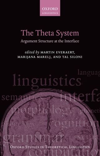 The Theta System Argument Structure At The Interface Tal Siloni