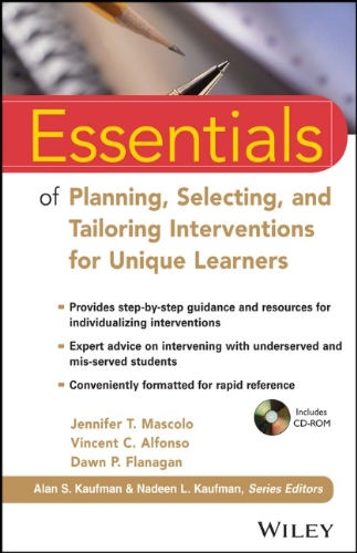 Essentials Of Planning Selecting And Tailoring Interventions For Unique Learners 1st Edition Jennifer T Mascolo