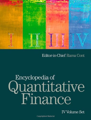 Encyclopedia Of Quantitative Finance 1st Edition Rama Cont