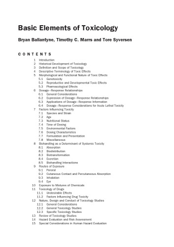 General Applied And System Toxicology Editors Bryan Ballantyne