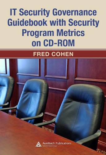 It Security Governance Guidebook With Security Program Metrics On Cdrom Fred Cohen