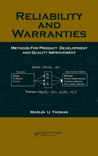 Reliability And Warranties Methods For Product Development And Quality Improvement Marlin U Thomas