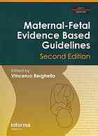 Maternalfetal Evidence Based Guidelines 2nd Edition Edited By Vincenzo Berghella