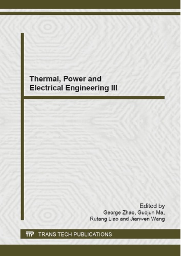 Thermal Power And Electrical Engineering Iii George Zhao Guojun Ma