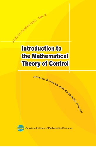 Introduction To The Mathematical Theory Of Control First Alberto Bressan