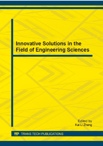 Innovative Solutions In The Field Of Engineering Sciences Kai Li Zhang