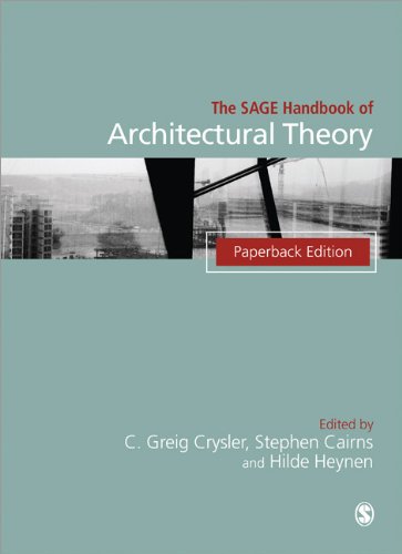 The Sage Handbook Of Architectural Theory Reprint Greig Crysler