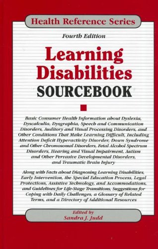 Learning Disabilities Sourcebook 4th Edition Sandra J Judd