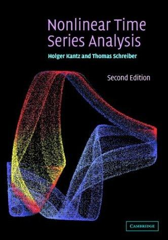 Nonlinear Time Series Analysis 2nd Edition Holger Kantz Thomas Schreiber