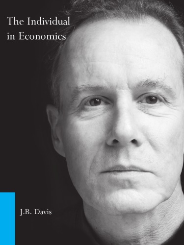 The Individual In Economics Jb Davis