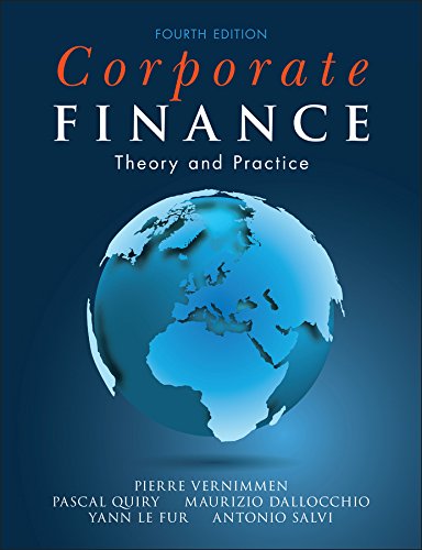 Corporate Finance Theory And Practice 4th Edition Pierre Vernimmen