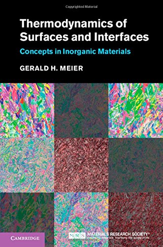 Thermodynamics Of Surfaces And Interfaces Concepts In Inorganic Materials Gerald H Meier