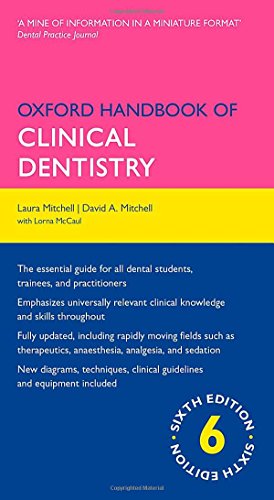 Oxford Handbook Of Clinical Dentistry 6th Edition David Mitchell