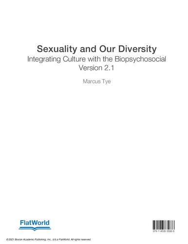 Sexuality And Our Diversity Integrating Culture With The Biopsychosocial 21 Marcus C Tye