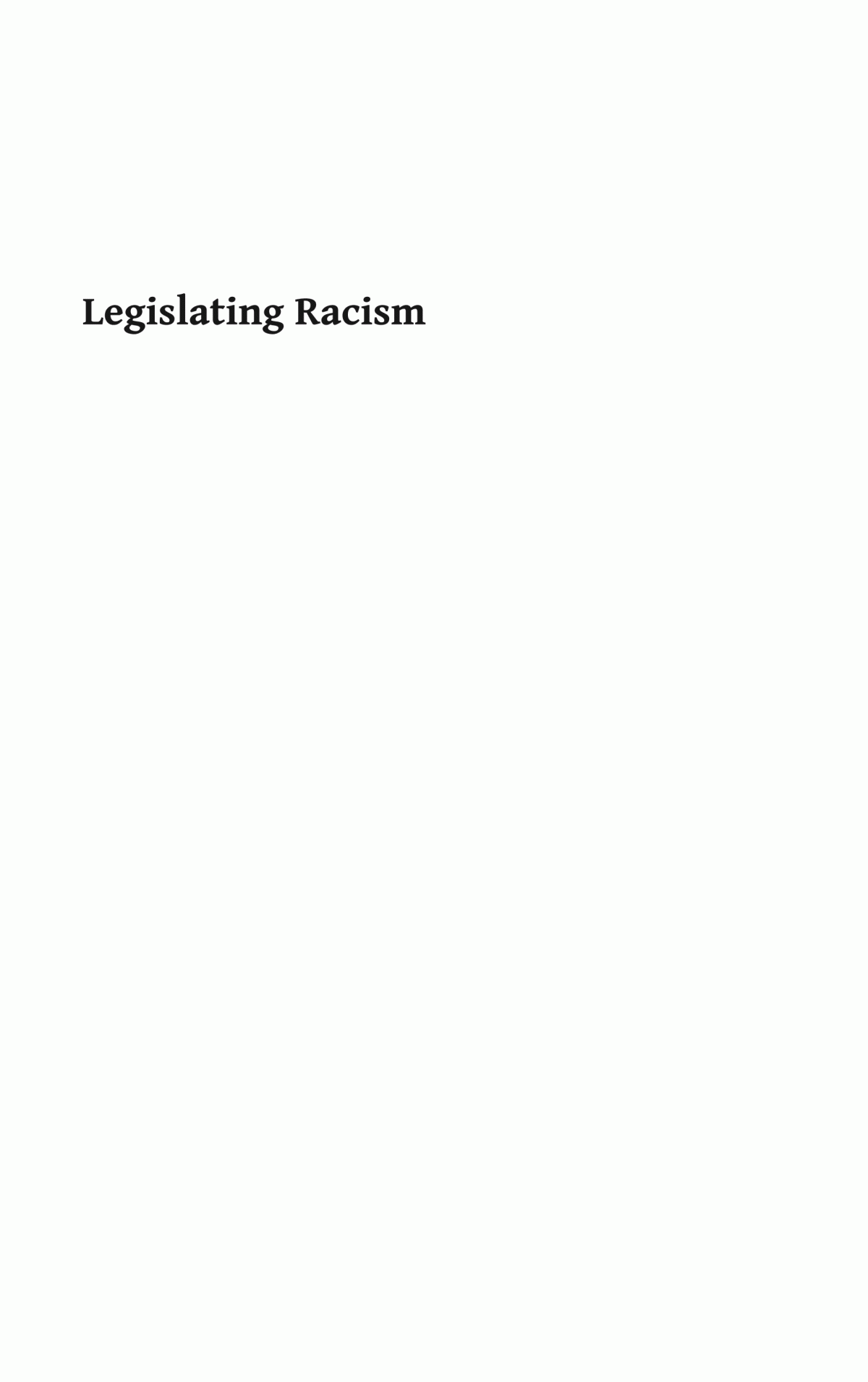 Legislating Racism The Billion Dollar Congress And The Birth Of Jim Crow Thomas Adams Upchurch